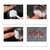 Carimbo de unhas transparente com raspador 2 pçs carimbo de geléia de silicone