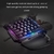 handed gaming teclado rgb portátil - comprar online