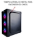 Imagem do gabinete pc gamer 4 fans rgb led vidro temp. frontal e lat