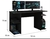 mesa para computador gamer preto - comprar online