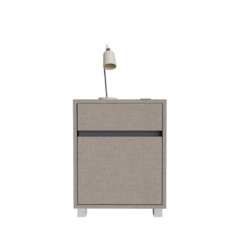 Mesa de Luz Eleganza Noir - Linea HIL - Seda Notte