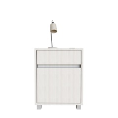 Mesa de Luz Eleganza Noir - Linea NAT - Teka Ártico