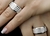 Alianças Bad Tölz em Prata925, 10mm, chanfradas com acabamento diamantado! AG04