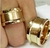 Alianças Savoie em Moeda Antiga 10mm, acetinadas, chanfrado ao centro! Mo070 - comprar online