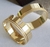 Alianças Chatêl St.Denis em Ouro18k, 8mm com brilhantes e acabamento diamantado! OU016