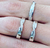 Alianças Deggendurf em Prata925, 4mm, elegante acabamento torcido com pedras em zircônia! AG05