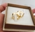 Alianças Aigle em Ouro18k 8mm, retas com um leve friso! OU015