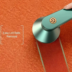Imagen de Quita Pelusas Portátil Recargable Seis Cuchillas Color Verde