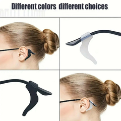 Forteroca | Clips Ajustables de Silicona Transparente para Lentes - tienda en línea