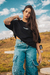 Camiseta Valan Chill Oversized | Preta - comprar online