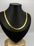 Colar Fita Banhado a Ouro - AS Acessórios