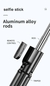 Suporte para celular sem fio Bluetooth Selfie Stick retrátil, portátil, multif - comprar online