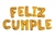 Globo frase "Feliz Cumple" 36 cm - comprar online
