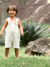 JARDINEIRA INFANTIL CURTA | OFF WHITE - loja online