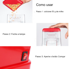 Pipoqueira elétrica automática - AmericanBR