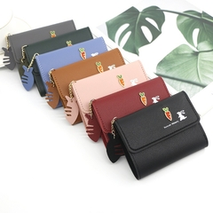 carteira fofa bolsa de moedas para meninas bolsa de cartão feminina carteira mu na internet