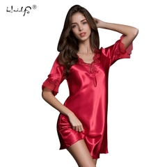 Camisola feminina de cetim - loja online