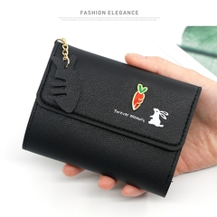 Imagem do carteira fofa bolsa de moedas para meninas bolsa de cartão feminina carteira mu