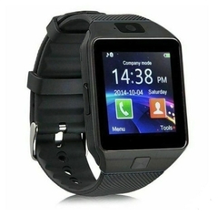 Relógio inteligente com tela de toque digital DZ09 Q18 Pulseira Câmera Bluetoo - AmericanBR