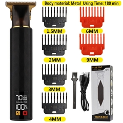 máquina de cortar cabelo elétrica t9 aparador de cabelo - comprar online