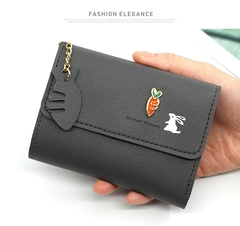 Imagem do carteira fofa bolsa de moedas para meninas bolsa de cartão feminina carteira mu