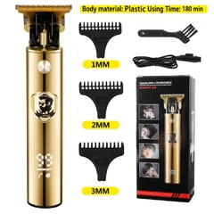 máquina de cortar cabelo elétrica t9 aparador de cabelo - AmericanBR