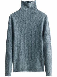 Blusa de lã gola alta para o inverno - AmericanBR