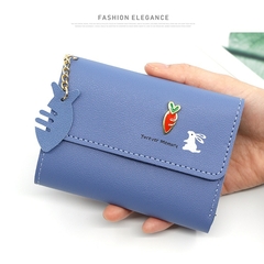 Imagem do carteira fofa bolsa de moedas para meninas bolsa de cartão feminina carteira mu