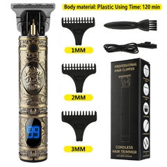 Imagem do máquina de cortar cabelo elétrica t9 aparador de cabelo