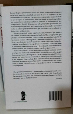 Vivian Gornick- La situación y la historia. El arte de la narrativa personal. - comprar online