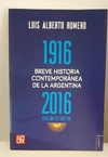 Breve Historia Contemporánea de la Argentina de Luis Alberto Romero