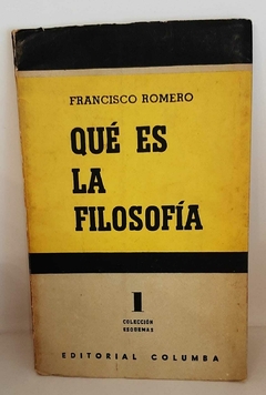 Qué es la filosofía de Francisco Romero