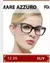 Mare azzuro óculos de leitura de grandes dimensões mulheres moda marca designe na internet