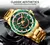 Relógio atual de pulso masculino, esportivo, marca de luxo, dourado, militar, d - loja online
