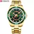 Relógio atual de pulso masculino, esportivo, marca de luxo, dourado, militar, d - Multzaion store