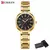 Curren luxo fino relógio para mulher elegante minimalista dial quartzo relógio - comprar online