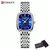 Curren-relógio de pulso feminino de luxo, pulseira de aço inoxidável, imperme