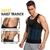 Modelador de emagrecimento premium masculino treino sauna tanque superior modela - loja online
