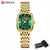 Imagem do Curren-relógio de pulso feminino de luxo, pulseira de aço inoxidável, imperme