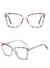 R57466 moda quadrado anti luz azul óculos tendência primavera dobradiça prescrição óculos quadros feminino óculos de leitura óptica - loja online