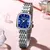 Curren-relógio de pulso feminino de luxo, pulseira de aço inoxidável, imperme na internet