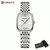 Curren-relógio de pulso feminino de luxo, pulseira de aço inoxidável, imperme
