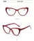 Óculos de leitura olho de gato transparente feminino elegante simples ultraleve - comprar online