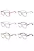 R57466 moda quadrado anti luz azul óculos tendência primavera dobradiça prescrição óculos quadros feminino óculos de leitura óptica - loja online
