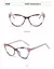 Óculos de leitura olho de gato transparente feminino elegante simples ultraleve - Multzaion store