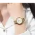 Imagem do Curren luxo fino relógio para mulher elegante minimalista dial quartzo relógio