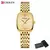 Curren-relógio de pulso feminino de luxo, pulseira de aço inoxidável, imperme - loja online