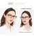 Mare azzuro óculos de leitura de grandes dimensões mulheres moda marca designe