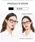 Mare azzuro óculos de leitura de grandes dimensões mulheres moda marca designe - loja online