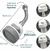 Bico Torneira Chuveirinho Gourmet Arejador 3 Jatos 360° Inox na internet